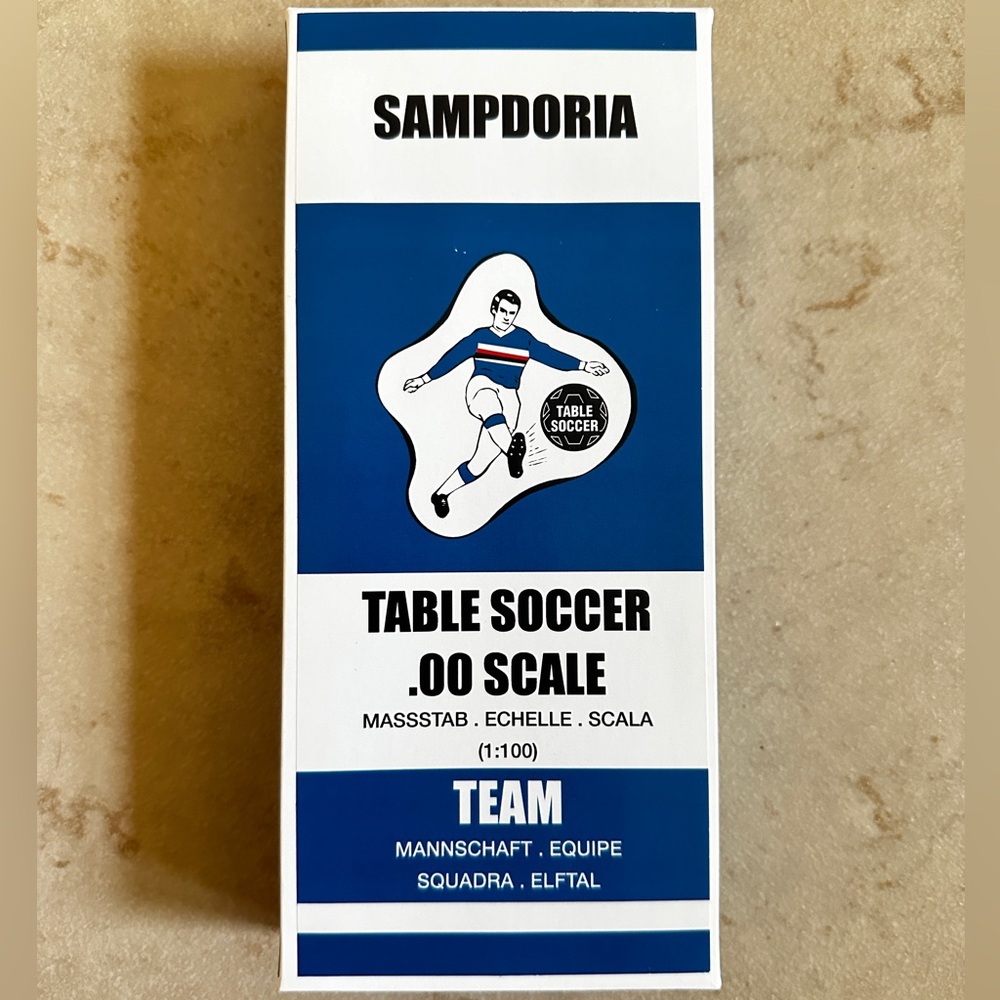 Table Soccer .00 Scale Sampdoria Team Figures!